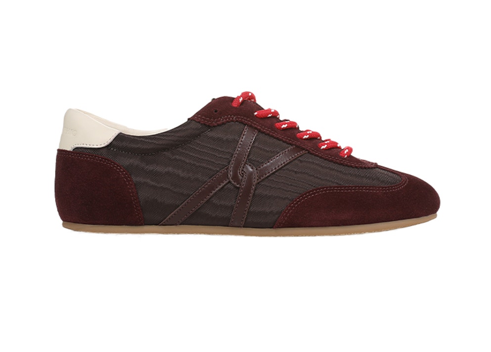 Veronica Beard Suede Burgundy Riviera Sneakers Size 9m
